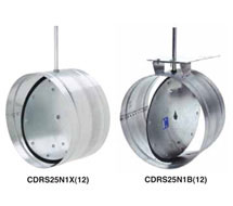 Ruskin Round Control Dampers CDRS25 Series